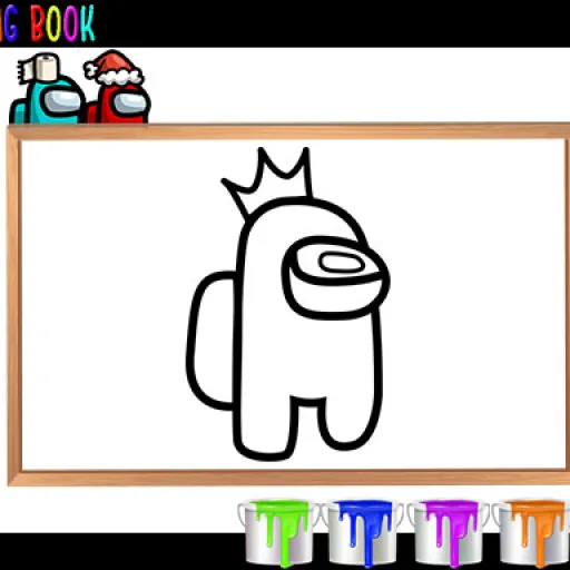 Among Them Painting Book