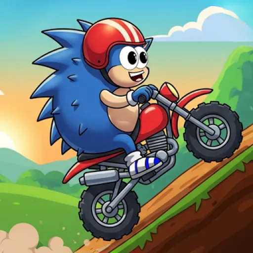 Blue Hedgehog Hill Dash Ride