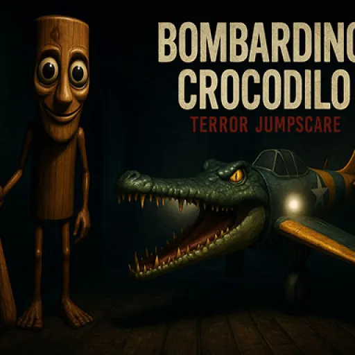 Bombardino Crocodilo terror jumpscare