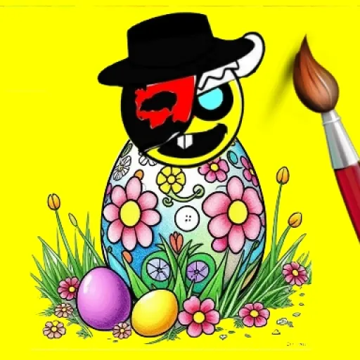 Sprunki Easter Coloring