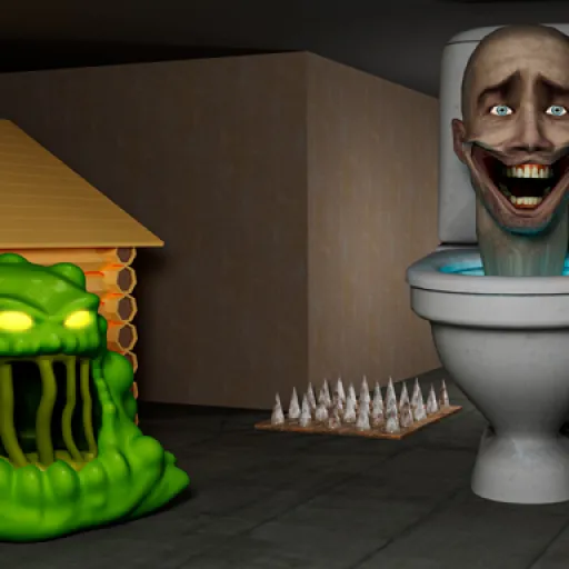 Toilet Monster Attack Sim 3D