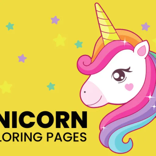 Unicorn Coloring Pages